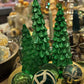 Juletre 3 stk glass grønn Goodwill