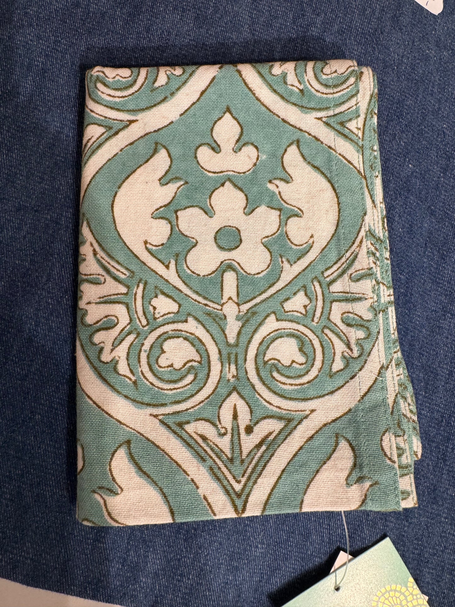 Kjøkkenhåndkle Kala Mint jadegrønt Bungalow