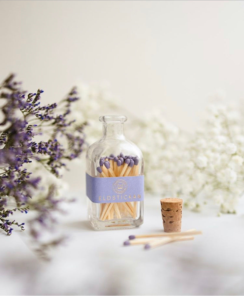 Fyrstikker lavendel Eldstickan