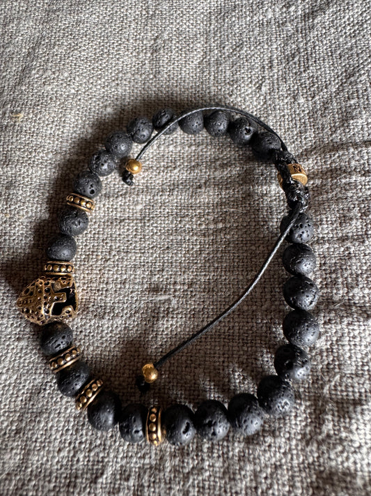 Armbånd sort native Nordic Icon