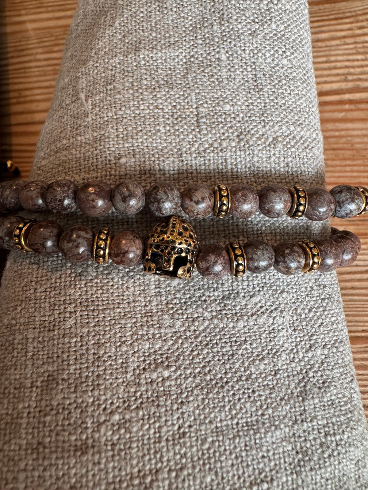 Armbånd brunt lyst native Nordic Icon