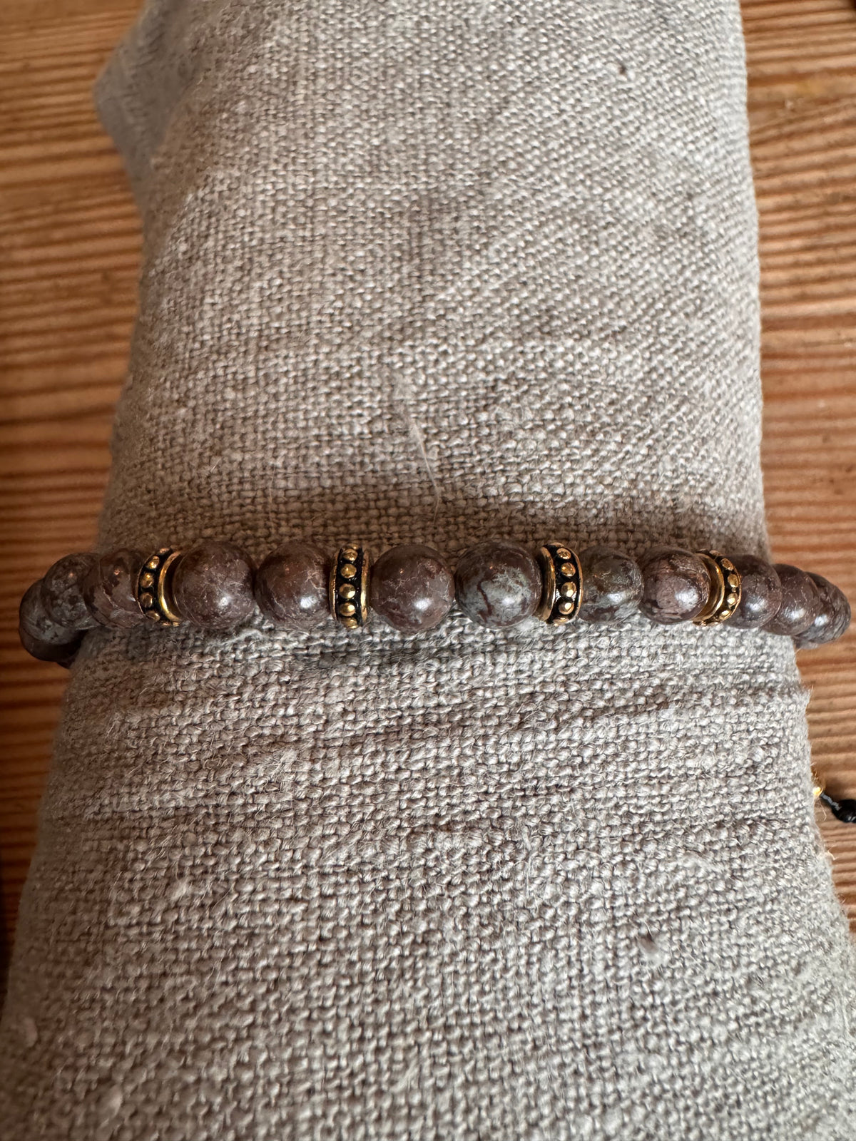 Armbånd brunt lyst native Nordic Icon