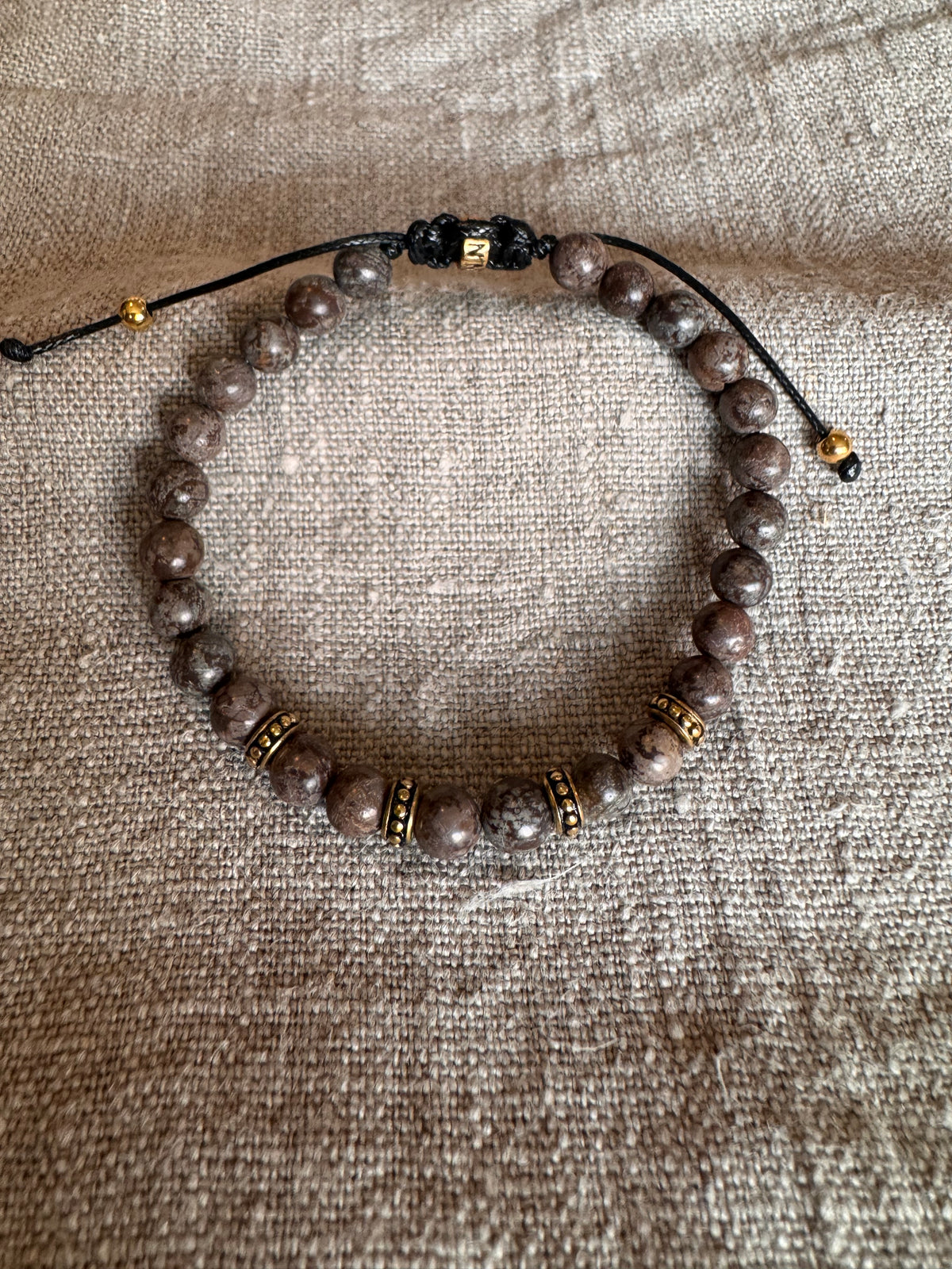 Armbånd brunt lyst native Nordic Icon