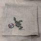 Tøyserviett jul brodert Greengate