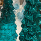 Juletre glass turkis Goodwill