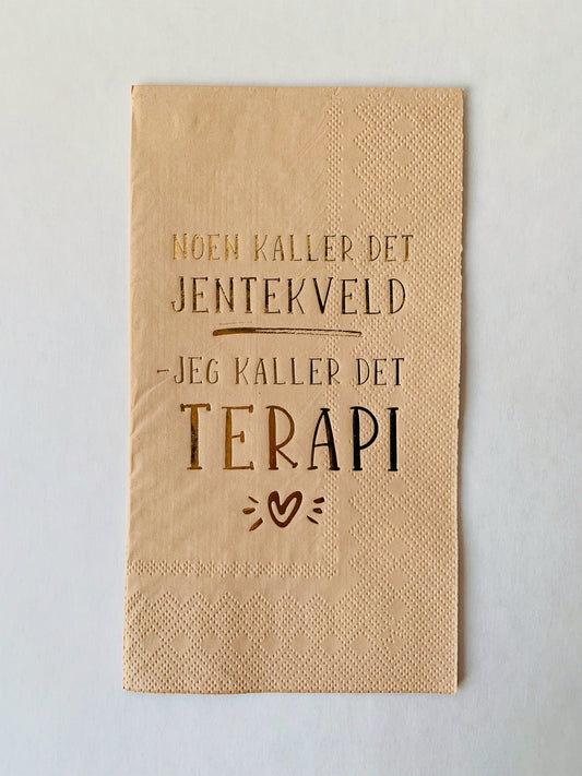 Buffet serviett Jentekveld terapi Trend design