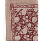 Duk lin Indian Rose - rød - 170x270cm Chamois kommer inn september