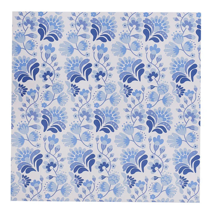 Serviett middag Marigold indigo 50 stk Bungalow