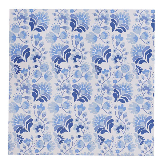 Serviett middag Marigold indigo 50 stk Bungalow