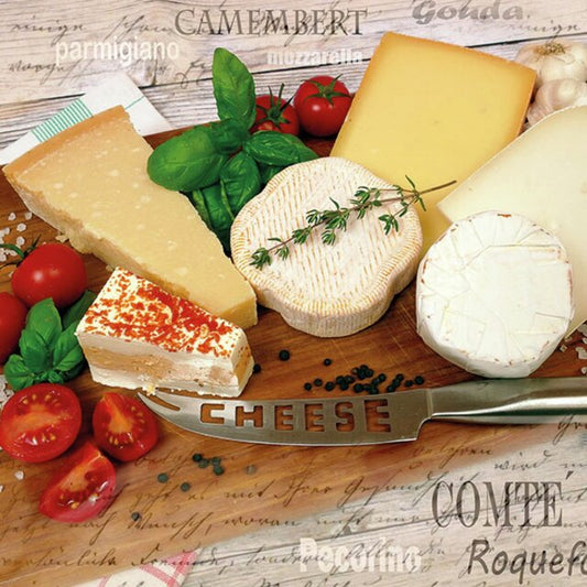 Serviett lunsj Palette of chees Ambiente