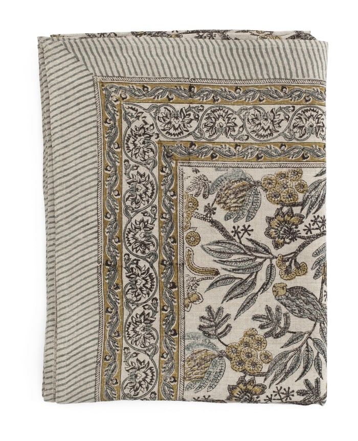 Duk lin Parrot - Blue - 150x230cm Chamois