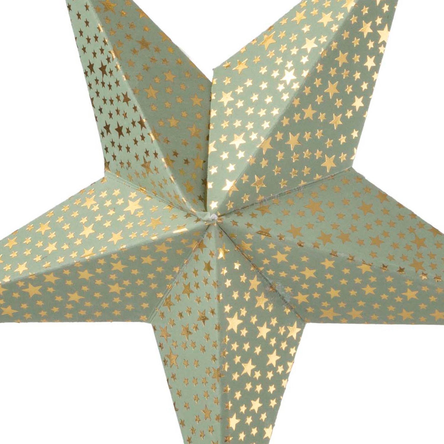 Jul Papir stjerner 3 pk rosa med gull stjerner Bungalow
