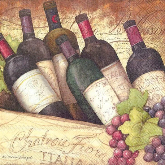 Serviett lunsj vin Vino Bellissimo IHR