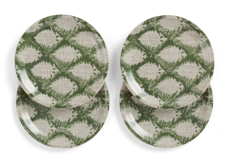 Glassbrikke Brikke singel grønn cypress Chamois