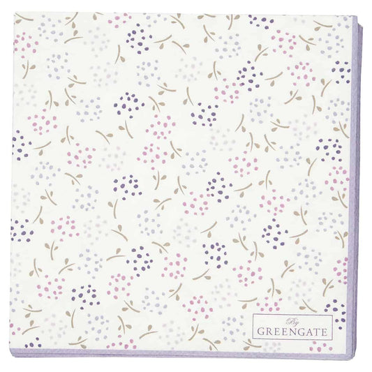 Serviett kaffe Ginny White Greengate