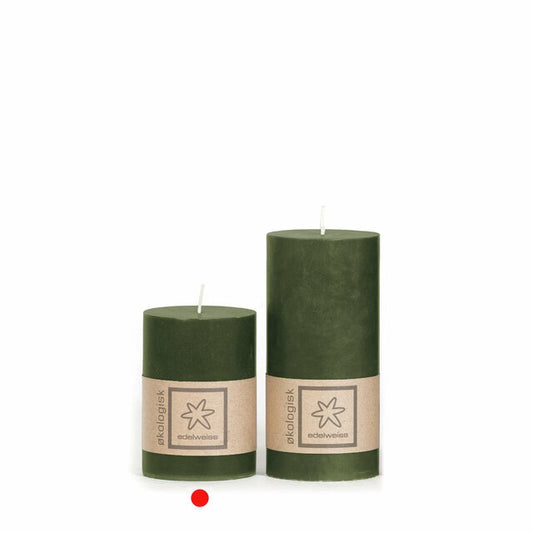 Kubbelys 100% Stearin 7x10 Deep Forest Green Edelweiss