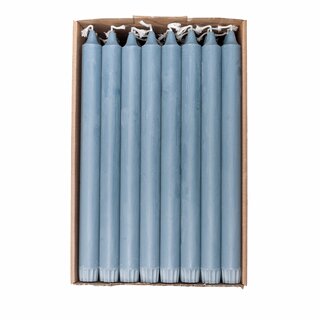 Kronelys 100% Stearin 2,2x28 Jeansblue Edelweiss