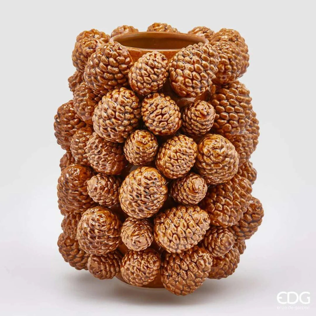 Kongle Vase med kongler 32 cm EDG Enzo de Gasperi
