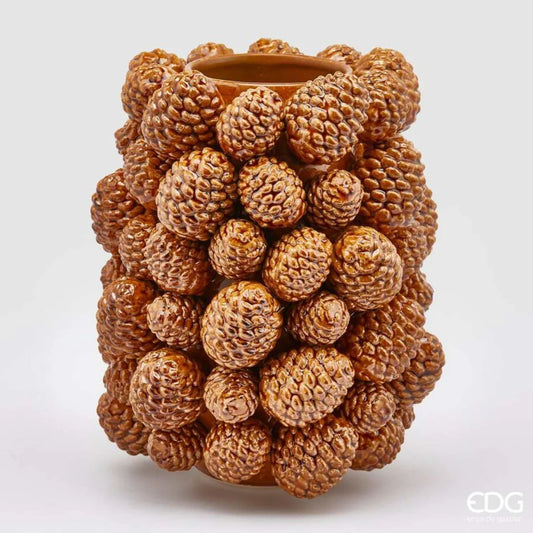 Kongle Vase med kongler 32 cm EDG Enzo de Gasperi