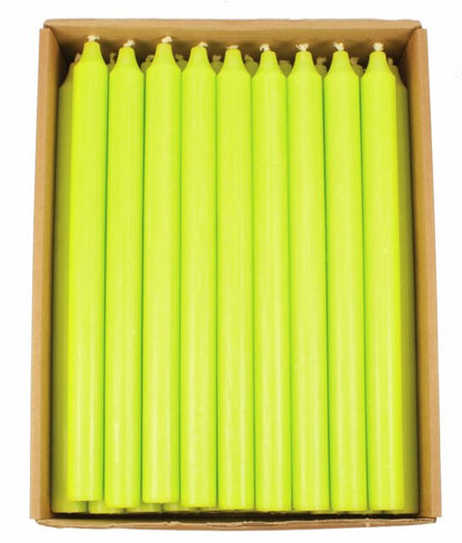 Tynne lys 18 og 28 cm lime Kiri