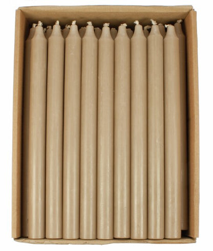 Tynne lys 18 og 28 cm khaki beige Kiri