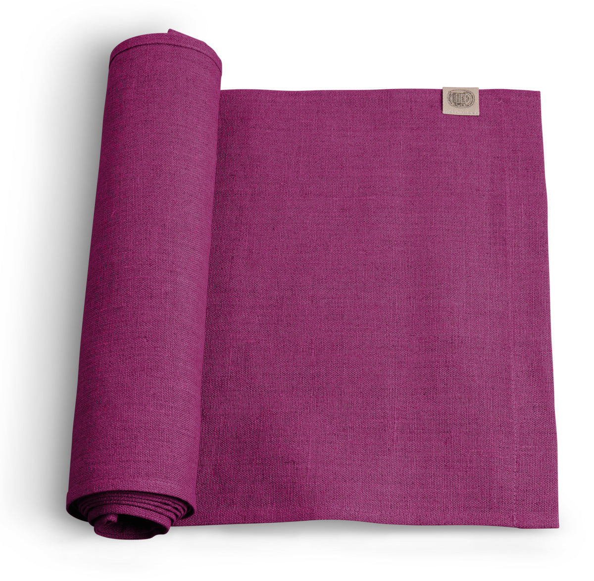 Løper classic lin cherry lyng 34x90 Lovely linen