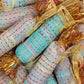 Toffee no 13 Vintage Kantha Icicle Teal Sissel Edelbo
