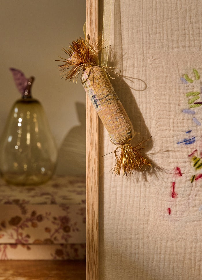 Toffee no 15 Vintage Kantha Peach Melody Sissel Edelbo