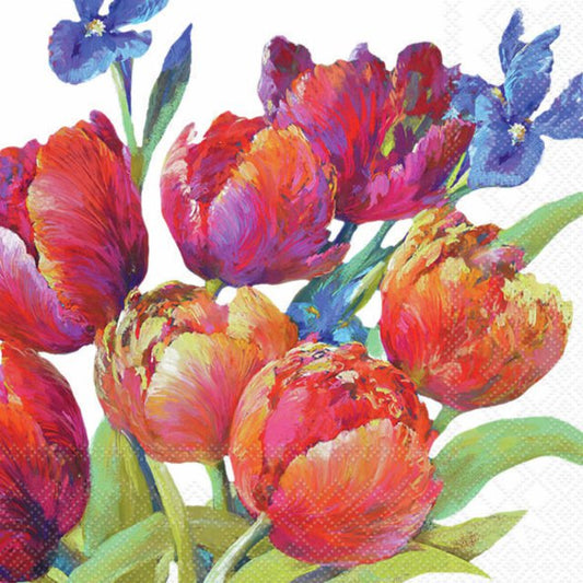 Serviett lunsj tulipaner Ambiente