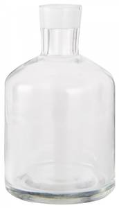 Vase glass klar flaske liten apotek Ib Laursen
