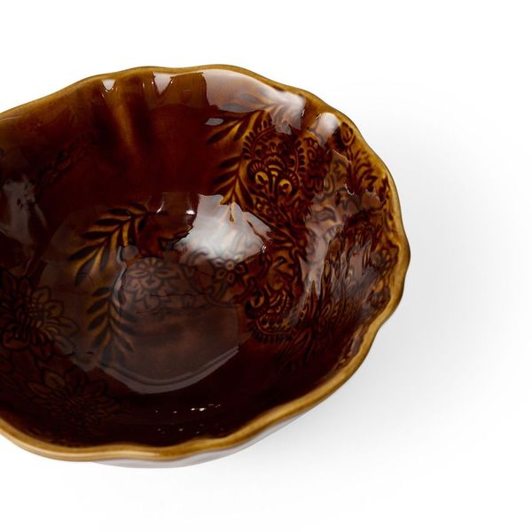 Bolle 15 cm suppe brun coffee Sthål NYHET
