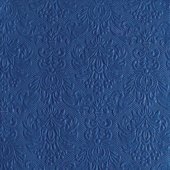 Serviett lunsj ensfarget navy blue Elegance Ambiente