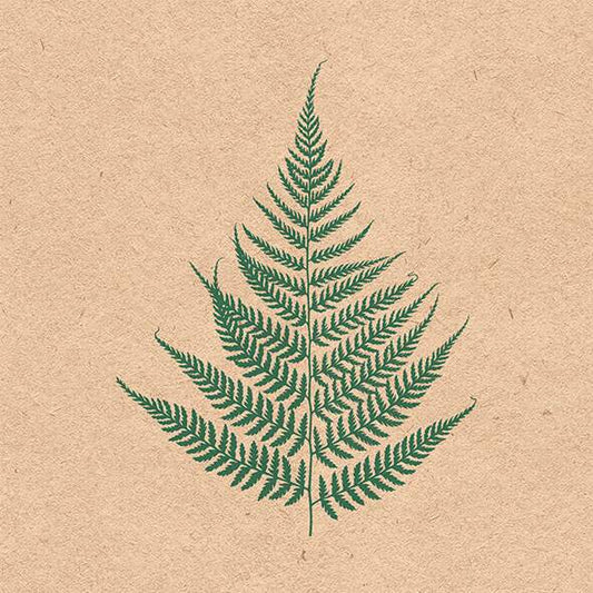 Serviett lunsj natur bregne fern leave Ambiente