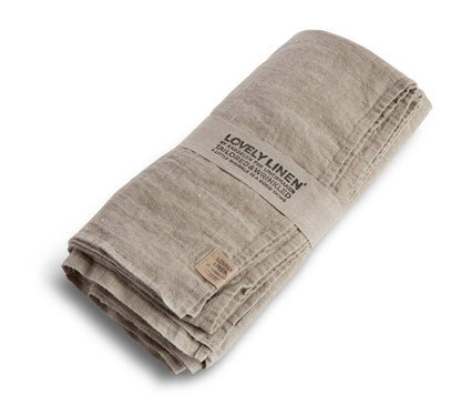 Duk lin beige 145x250 Lovely linen