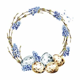 Serviett lunsj Muscari Wreath Ambiente