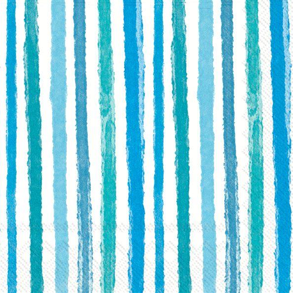 Serviett lunsj striper colourful stripes IHR