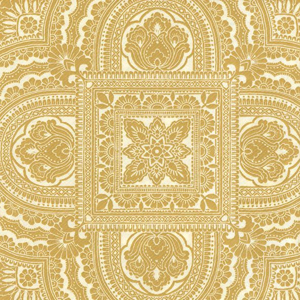 Serviett middag classic cream gull uni textile touch IHR