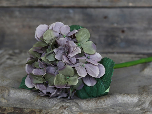 Hortensia kvist lilla kunstig Chic Antique