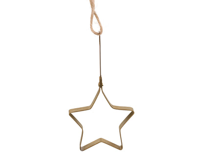 Messing hjerte stjerne Chic Antique