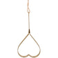 Messing hjerte stjerne Chic Antique