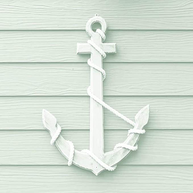 Serviett lunsj wooden anchor white Ambiente