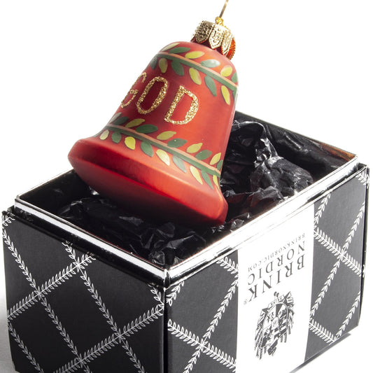 Julepynt bjelle god jul fra Brink Nordic