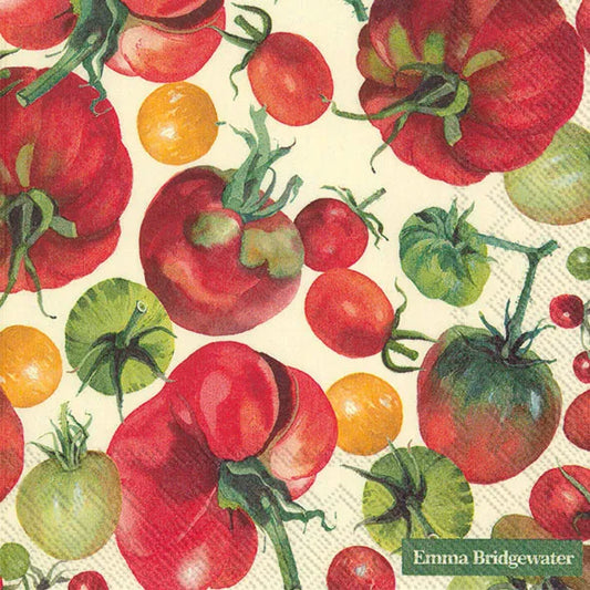 Serviett lunsj grønnsaker tomatoes Emma bridgewater IHR