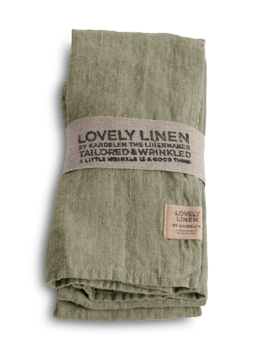 Linserviett avocado lysgrønn Lovely linen