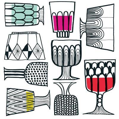 Serviett kaffe Kippis fra Marimekko IHR