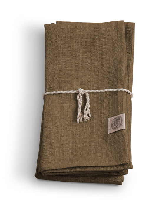 Linservietter classic 4 pk nougat Lovely linen