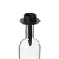 Lysholder telys flaske sort Bruka Design